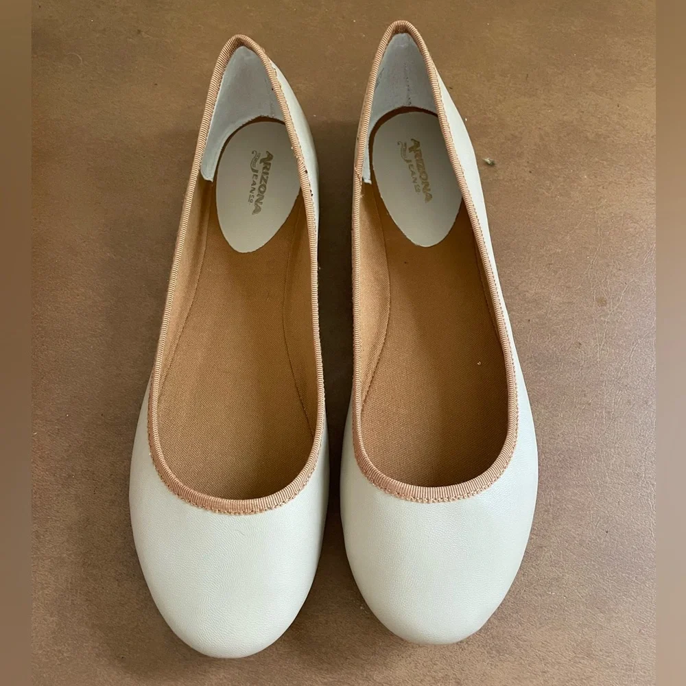Arizona Jean Company Aiden NWT 🎉Host Pick!🎉 flats shoes size 10 in natural - Picture 3 of 8